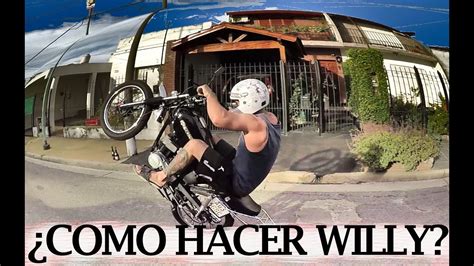 COMO HACER WILLY AX100 MOTOVLOG YouTube