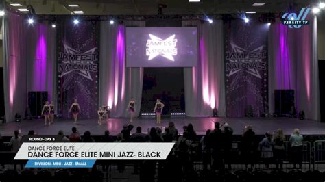 Dance Force Elite Dance Force Elite Mini Jazz Black [2023 Mini Jazz Small Day 3] 2023