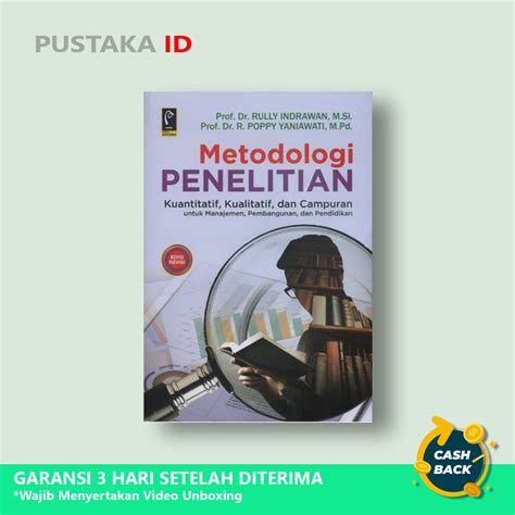 Jual Buku Metodologi Penelitian Kuantitatif Kualitatif Dan Campuran