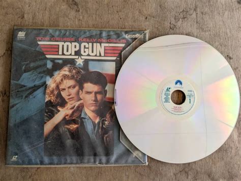 Top Gun Laser Disc Piring Hitam Hobbies And Toys Music And Media Cds And Dvds On Carousell