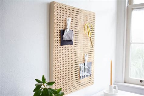 Create A Chic Cane Memo Board Using An Ikea Frame Hunker Ikea