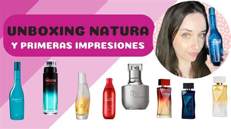 UNBOXING Y PRIMERAS IMPRESIONES DE PERFUMES NATURA YouTube