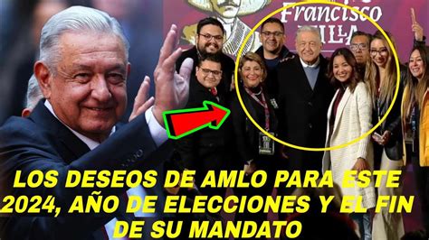 AMLO enlista sus deseos para el 2024 en su última conferencia del 2023