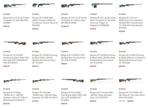 Bergara B-14 Rifles on Sale | gun.deals