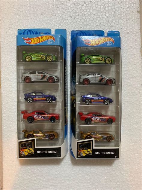 Hotwheels Nightburnerz 5 Pack X2 Hobbies And Toys Toys And Games On Carousell