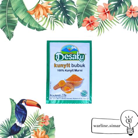 Jual Desaku Kunyit Bubuk Bumbu Instan Sachet Shopee Indonesia