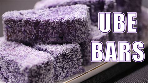 Ube Bar Delights Sweet Elegance In Every Bite Youtube