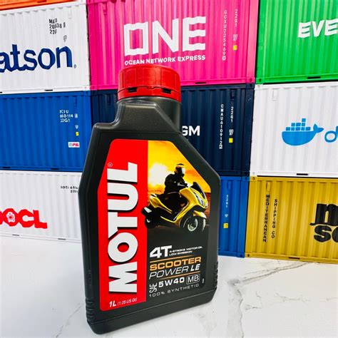 油頭先生MOTUL SCOOTER POWER LE 4T 5W 40 全合成機油 平行輸入 1L 5W40 MB 蝦皮購物