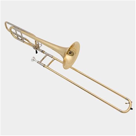 Amazon.com: Performance Brass Lacquer Gold Tenor Trombone B Flat To F ...