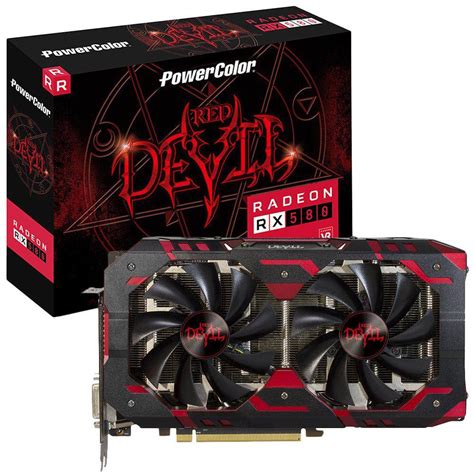 Placa De Vídeo Powercolor Amd Radeon Rx 580 Red Devil 8gb Gddr5 Pci E 3