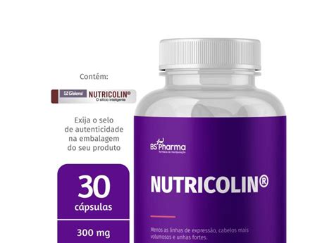 Nutricolin Mg Selo De Autenticidade C Psulas O Melhor