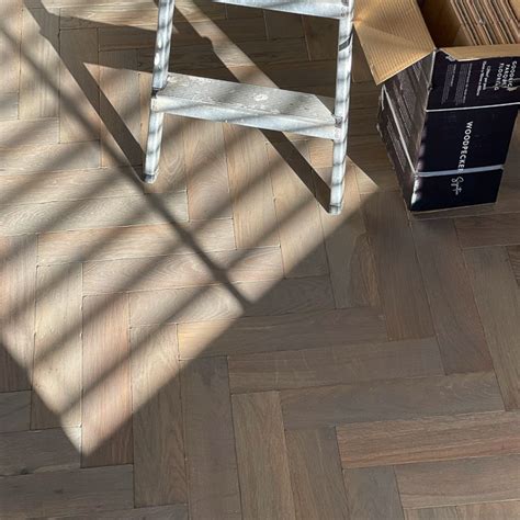 Goodrich Barn Oak Engineered Parquet Woodpecker Flooring