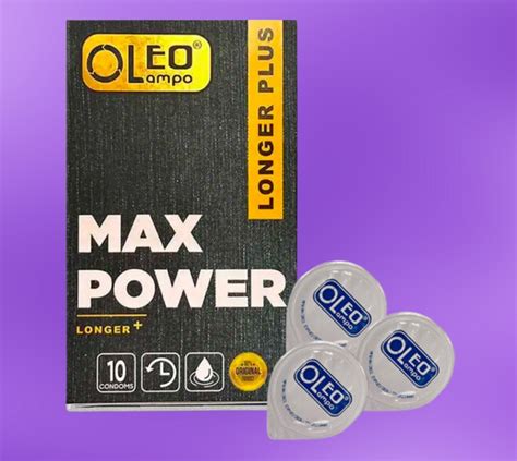 Bao cao su Oleo Lampo Max Power siêu mỏng gân gai kéo dài thời gian