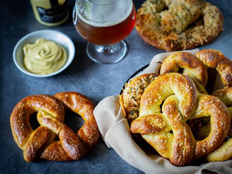 German Soft Pretzels, Four Ways | GradFood