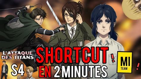 Shortcut Lattaque Des Titans Saison 4 Youtube