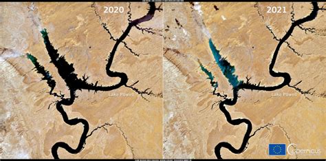 Lake Powell Affected By Drought United States Copernicus