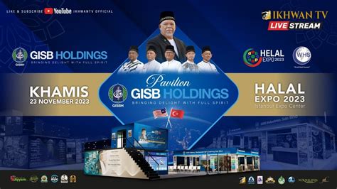 Live Pavilion GISB Holdings Halal Expo 2023 Istanbul Turkiye 23