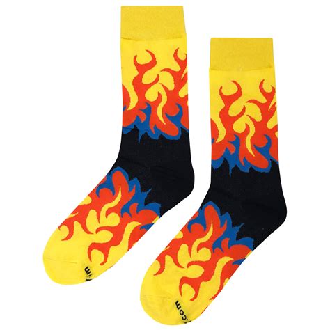 Hot Flame Socks Fun And Crazy Socks At