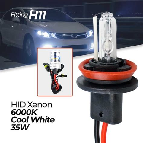 Jual Lampu Mobil HID Putih Xenon 12 V 35 W Fitting H 11 1 Pcs Di