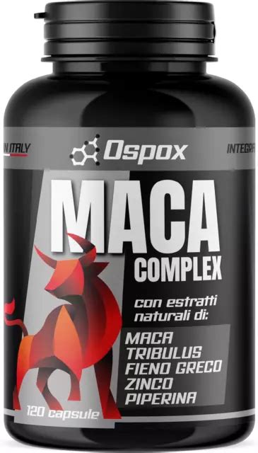 Ospox Maca Peruviana Nera Con Tribulus Terrestris Capsule