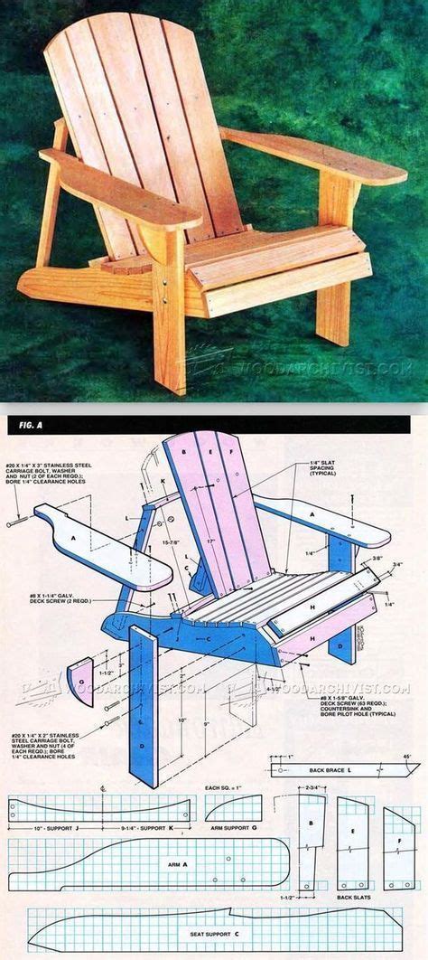 Printable Adirondack Chair Plans