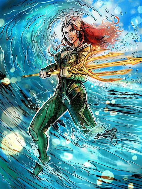 Pin By Dc Ladies On Mera Mera Dc Comics Aquaman Dc Comics Characters