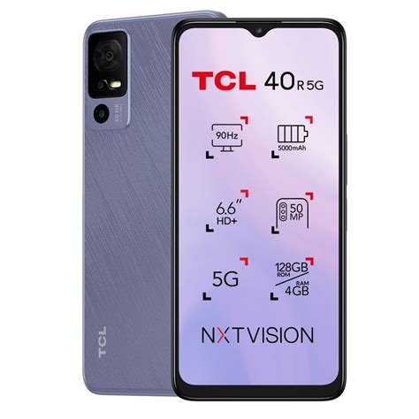 TCL Smartphone TCL 40R 5G 128GB 4GB RAM Falabella