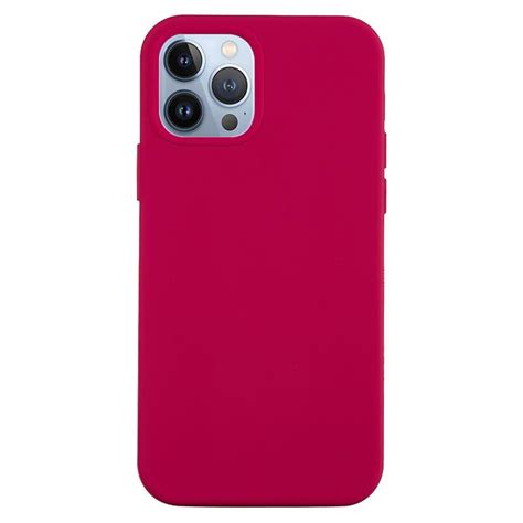 Coque Iphone 15 Pro Max En Silicone Liquide Rose Vif