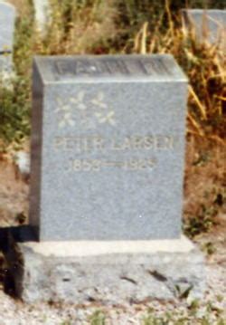 Peter Peder Larsen 1853 1925 Mémorial Find a Grave