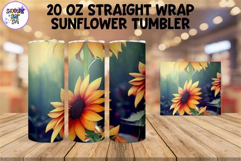 Free Sublimation Download Watercolor Sunflower Sublimation Tumbler Wrap Free Design Resources