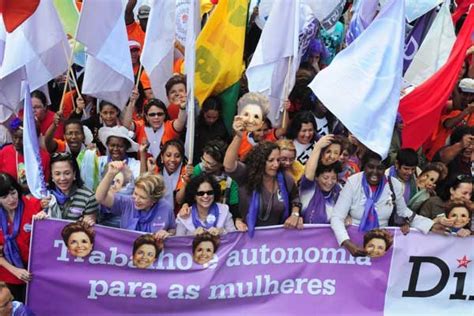 Ato De Mulheres Pr Dilma Re Ne Mil No Centro De Sp Rede Brasil Atual