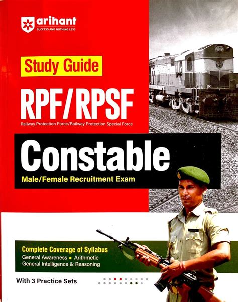 Buy Study Guide For Rpf Rpsf Constable Male Female Recruitment Exam