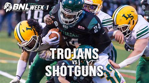 Rotterdam Trojans Limburg Shotguns BNL Week 1 2024 YouTube