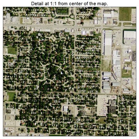 Aerial Photography Map of Columbus, NE Nebraska