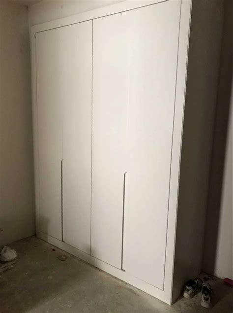 White Doors Alternate Plywood Wooden Wardrobe With Locker At Rs