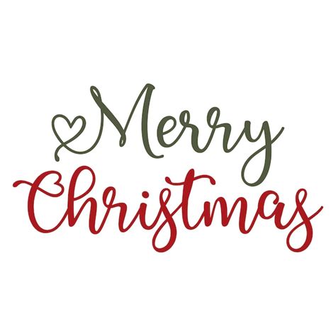 Premium Vector | Merry christmas text vector, holiday text illustration ...