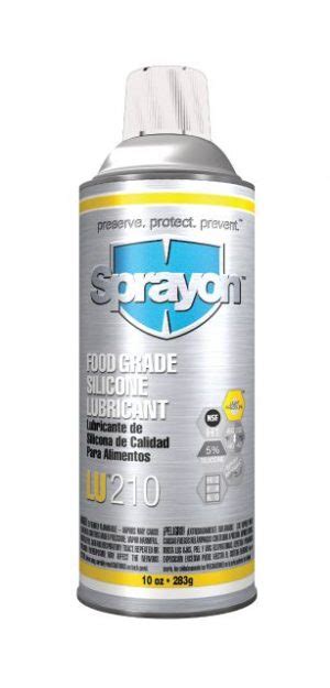 LU210 Food Grade Silicone Lubricant Sprayon