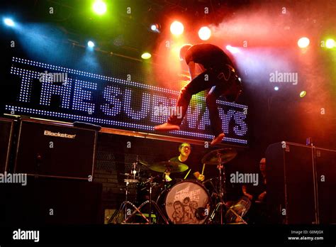 BARCELONA MAR 18 The Subways Rock Band Performs At Bikini Stage On
