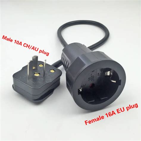 250v Power Lead Female 16a Europeangerman Eu Socket Adapter Cable To