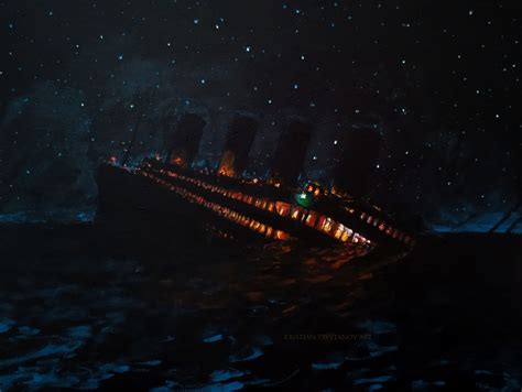 Titanic, 10 minutes before the split. : r/ImaginaryHorrors