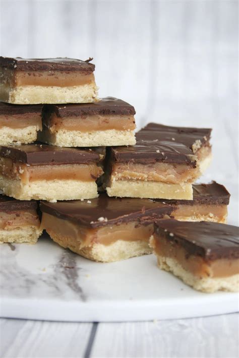 Carnations Caramel Shortbread At Leatha Shirley Blog