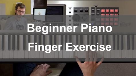 Insanely Melodic Beginner Piano Finger Exercise Step By Step Piano Play Along Sessions Youtube