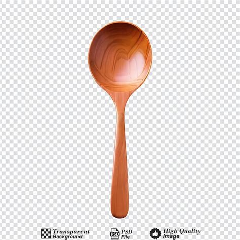 Premium Psd Wooden Spoon Isolated On Transparent Background