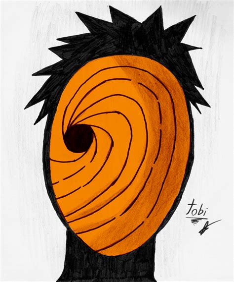 How To Draw Tobi Mask