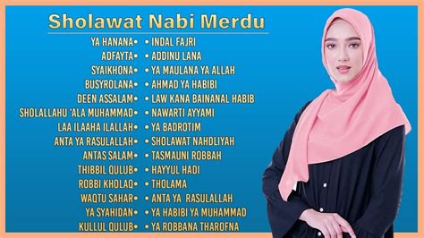 Sholawat Nabi Merdu Azzahra Septiliani Terbaru Full Album Youtube