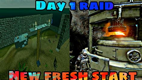 Ark Mobile Pvp New Fresh Start Day Youtube