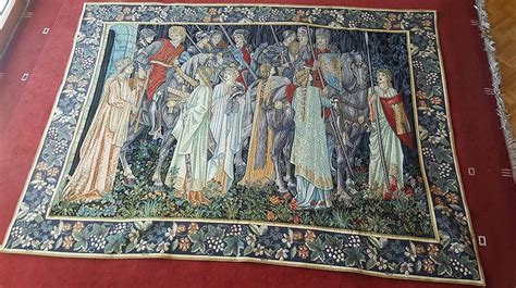 Tapisserie La Quête du Saint Graal 232 x 170 cm Canton Genève anibis ch