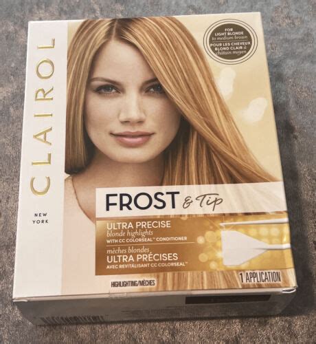 4x Clairol Frost And Tip Ultra Precise Light Blonde To Medium Brown Hair