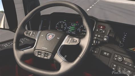 Scania S Dashboard Animated Steering Wheel Ets Mods Ets