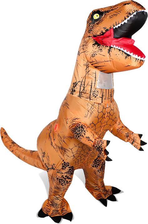 Seematn Adult Inflatable Dinosaur Costume T Rex Dinosaur Costume For Adults Blow Up